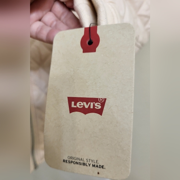 Women's Levi's Quilted Bomber Jacket Size Large - Picture 4 of 12